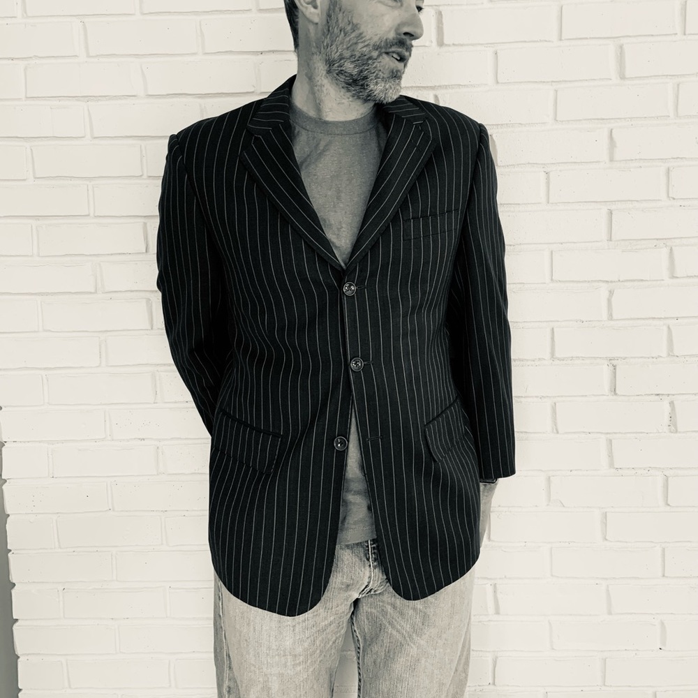 Super 140’s Virgin Wool Pin Stripe Sports Coat